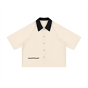 Unisex Color Block Boxy Short Sleeve Shirt